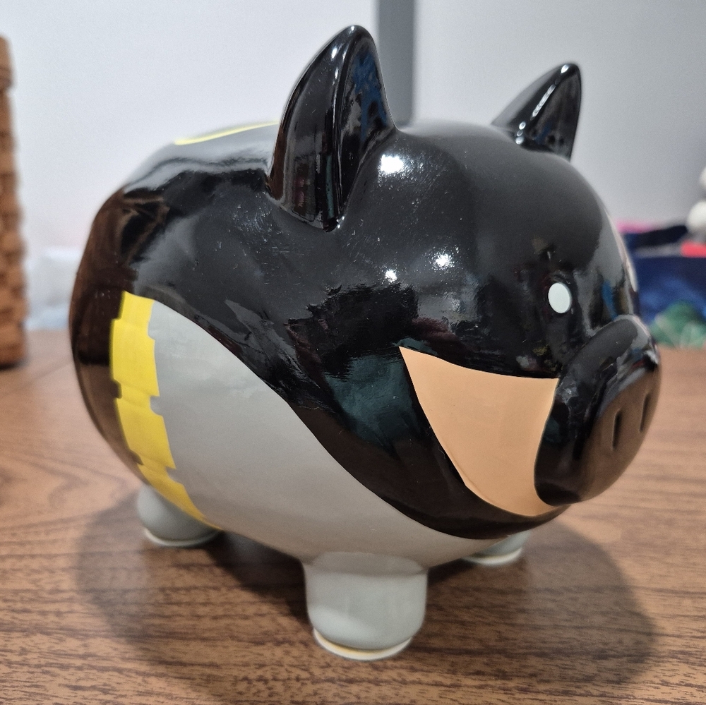 EUC DC Comics Batman Piggy Bank